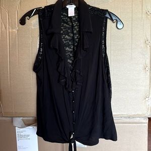 Candies button up sleeves top